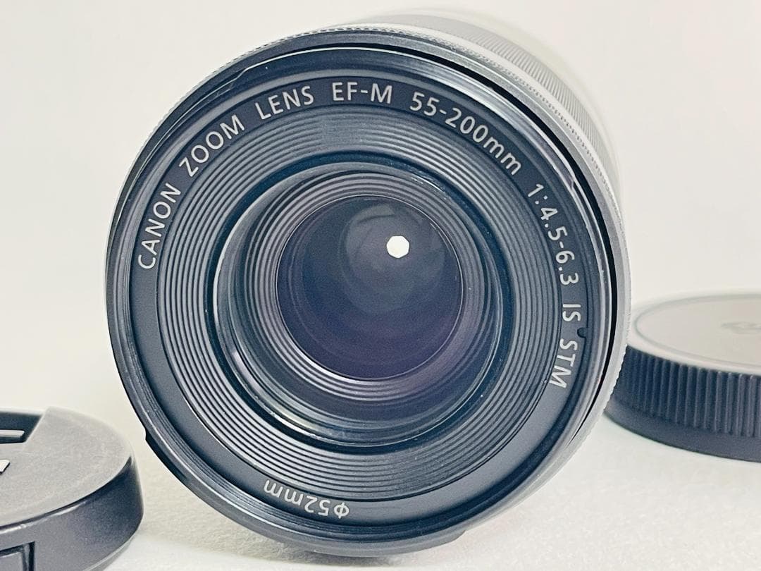 実用美品 Canon EF-M 55-200mm f4.5-6.3 IS STM