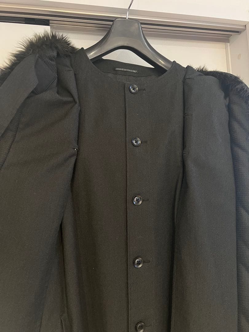 ヨウジヤマモト プールオム 18AW Double Hooded ドレスコート