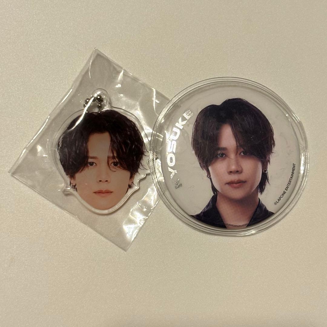 INI藤牧京介 XQUARE MASTERPIECE 顔アクキー