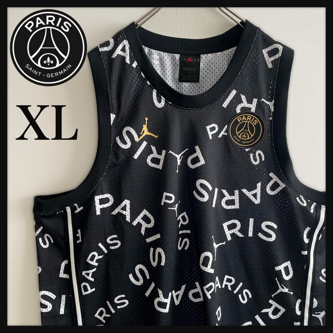 極美品】ナイキ×パリサンジェルマン×ジョーダン/タンクトップ/総柄/XL