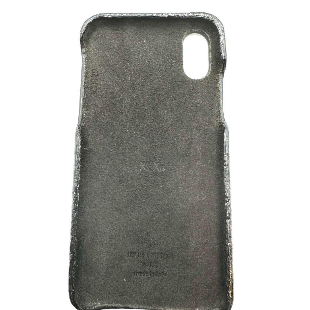 iPhone X XS ケースルイヴィトンモノグラムブラウンブラック