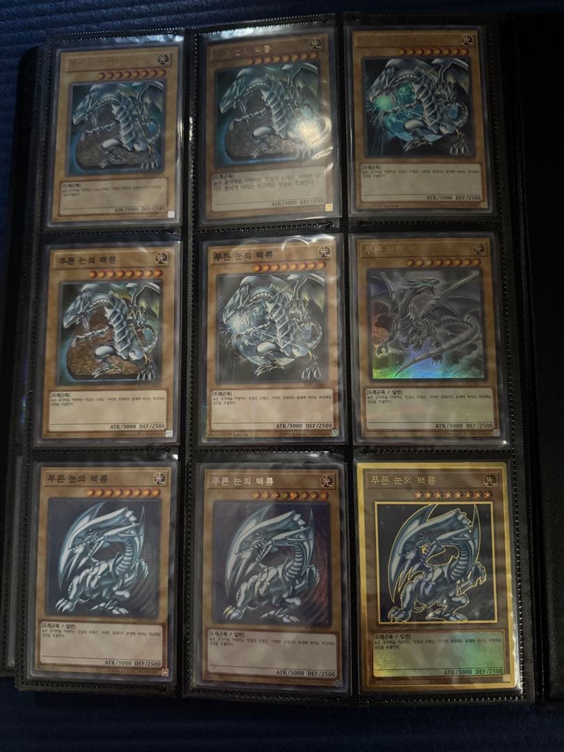 遊戯王 青眼の白龍 計108枚 青眼の亜白龍 計27枚 ファイル付　まとめ売り