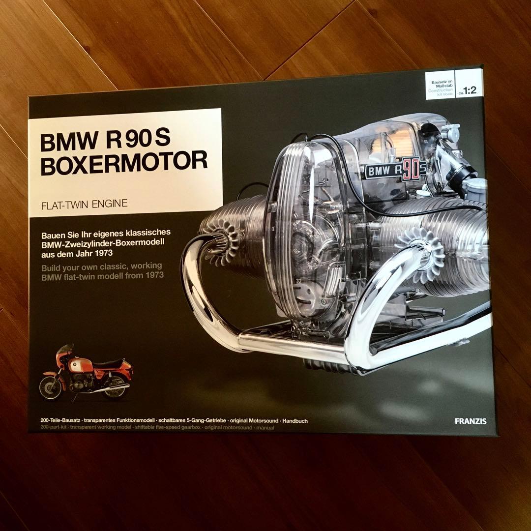 FRANZIS BMW R90S エンジン1/2スケールモデル　未組み立て美品 Amazon.com: Franzis BMW R/90-S Flat Twin Engine Model Kit with