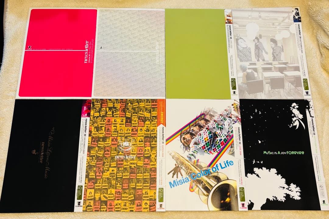 33冊まとめ売り】MISIA ファンクラブ 会報誌 vol.1〜33