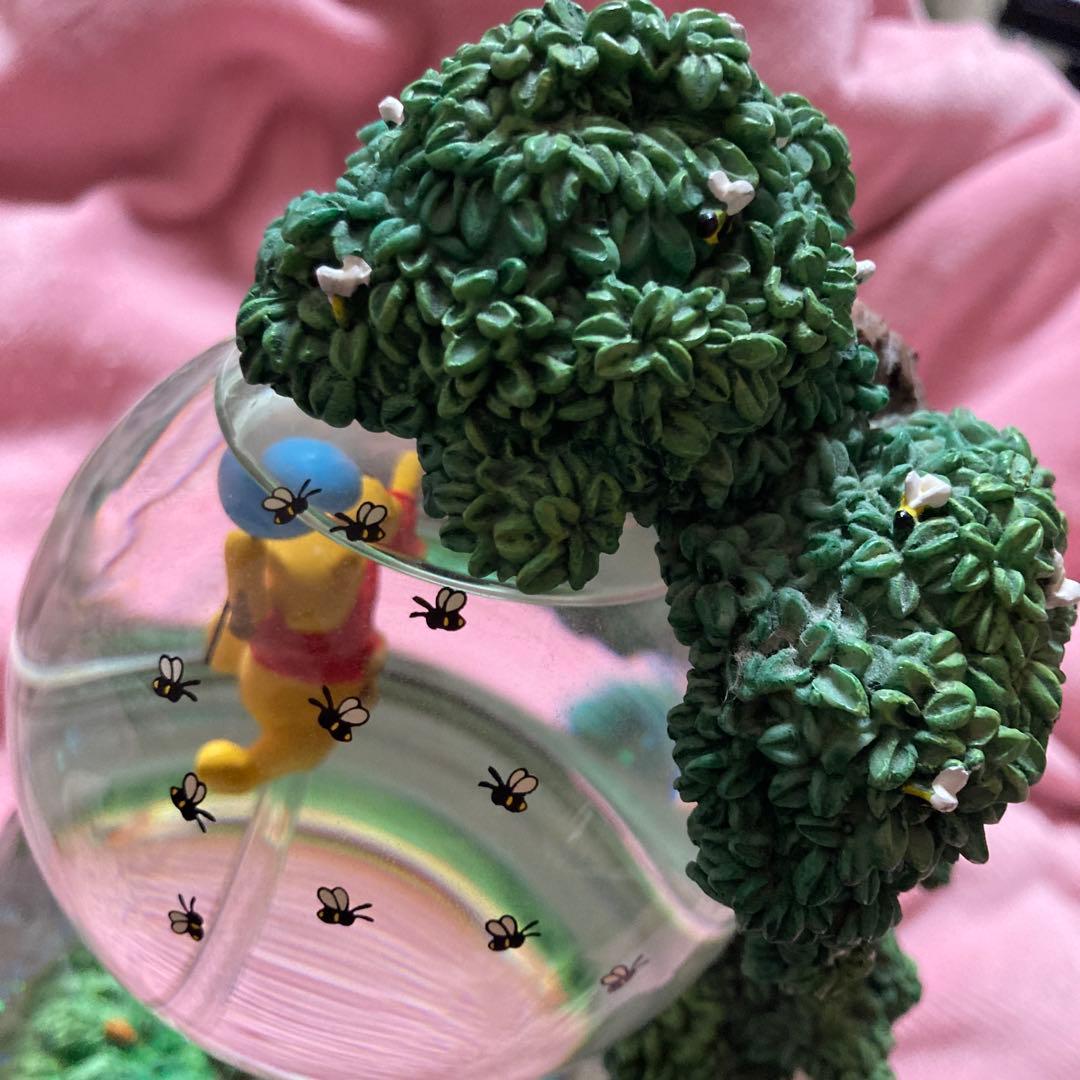 【廃盤品】くまのプーさん　ディズニー スノードーム オルゴール　ヴィンテージ