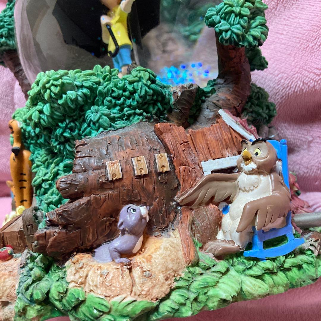 【廃盤品】くまのプーさん　ディズニー スノードーム オルゴール　ヴィンテージ
