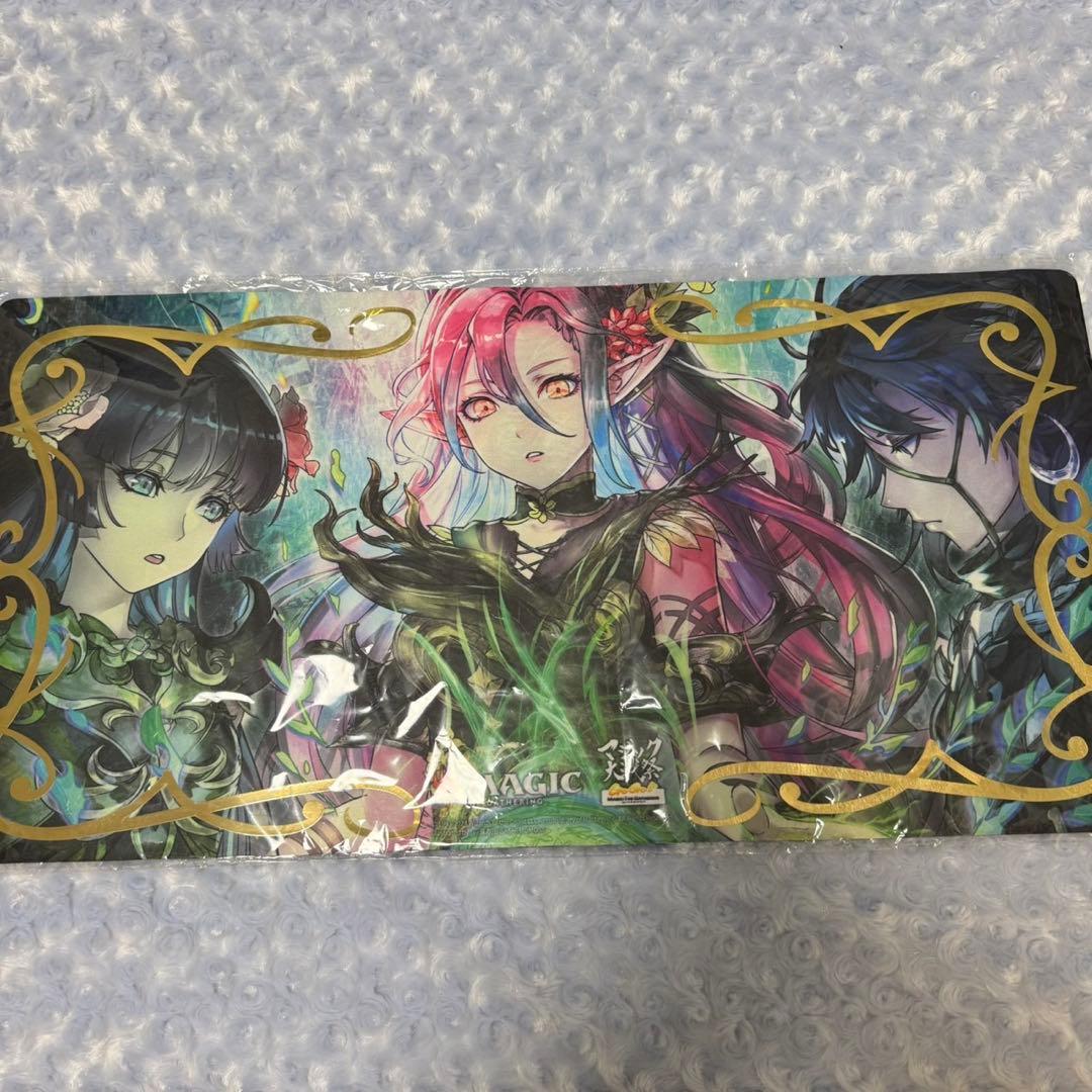 プレイマットマジック大戦祭箔押し版ラノワールのエルフ