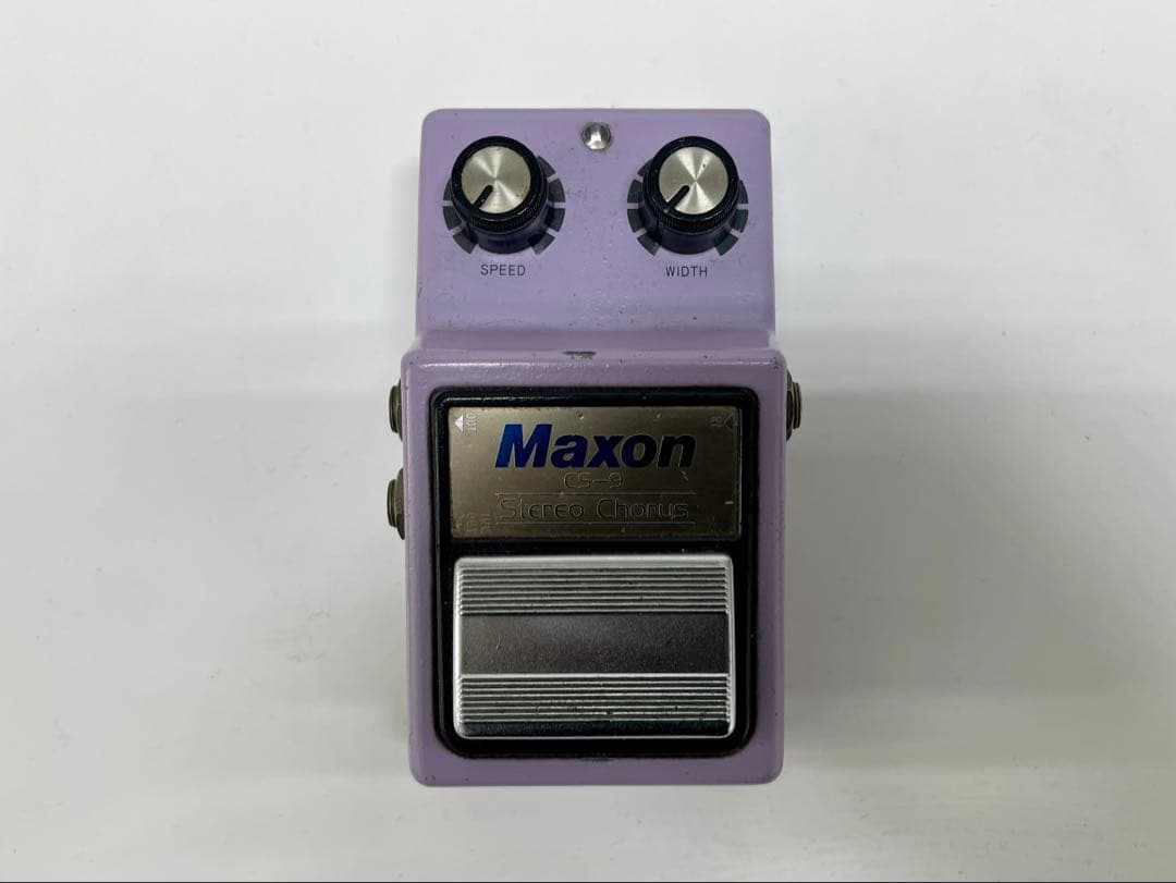 Maxon CS-9 アナログコーラス Maxon CS-9 ステレオコーラスペダル Maxon CS-9 ステレオコーラス