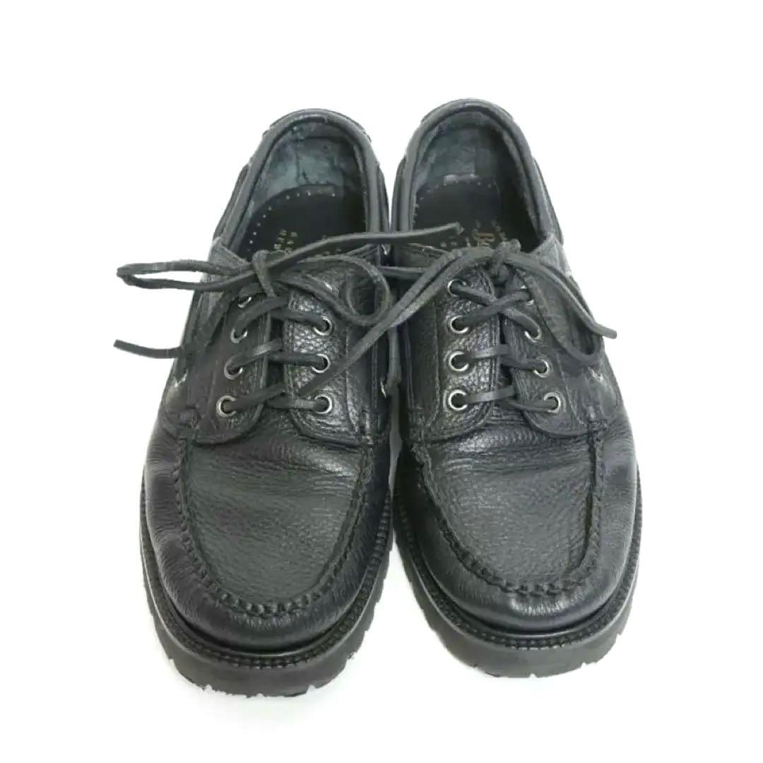 未使用級✨バーニーズニューヨーク×ジーエイチバス レザーデッキシューズ　27cm