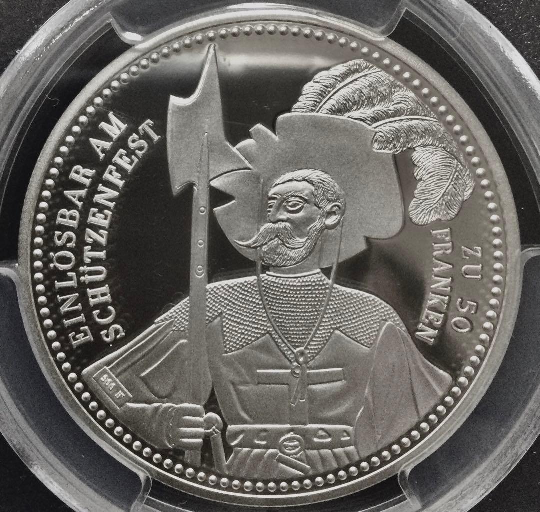 1998年スイス射撃祭 50フラン 銀貨 - メルカリ