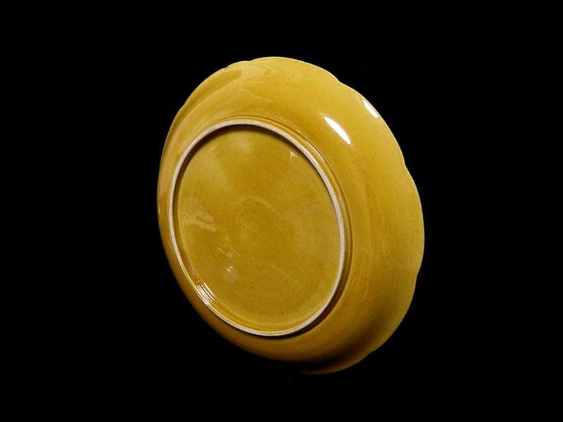 珉平焼　淡路焼　７寸半皿　E699AS-CRu