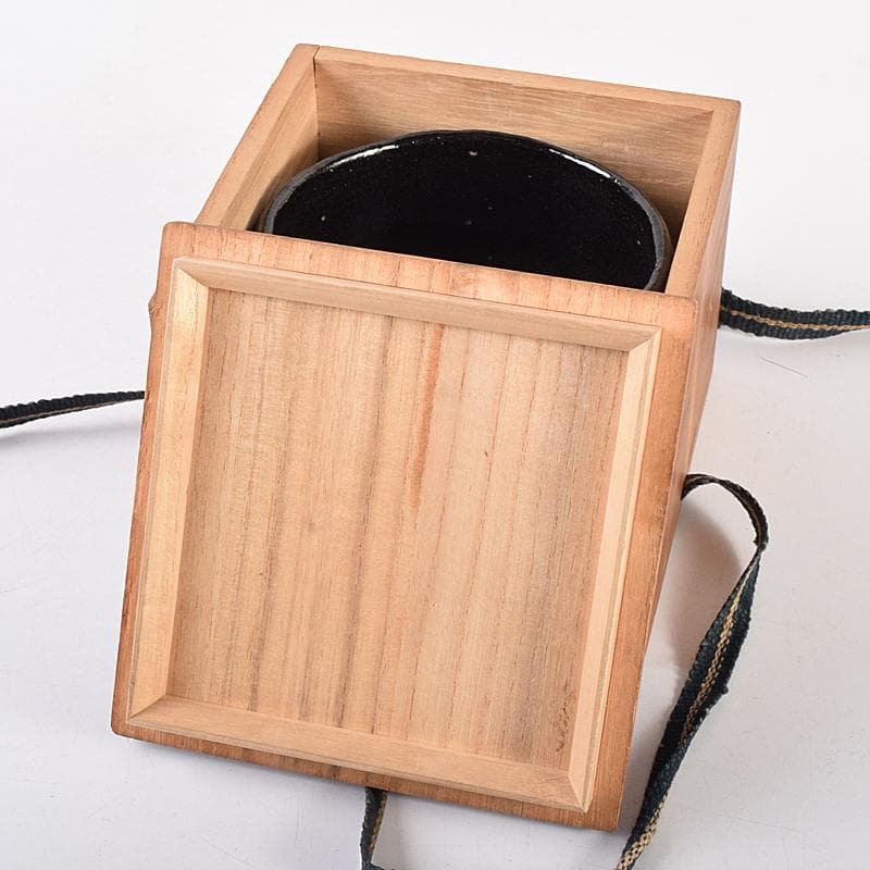 茶道具 楽吉左衛門 黒楽茶碗 共布共箱 D R7843 - メルカリ