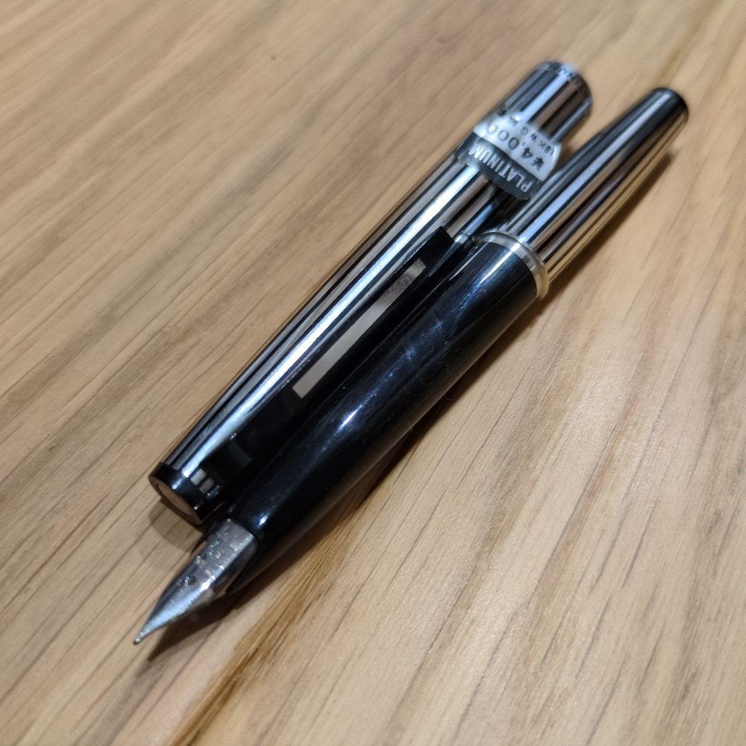 70s プラチナ ポケット ステンレス 万年筆（細字）18K WG