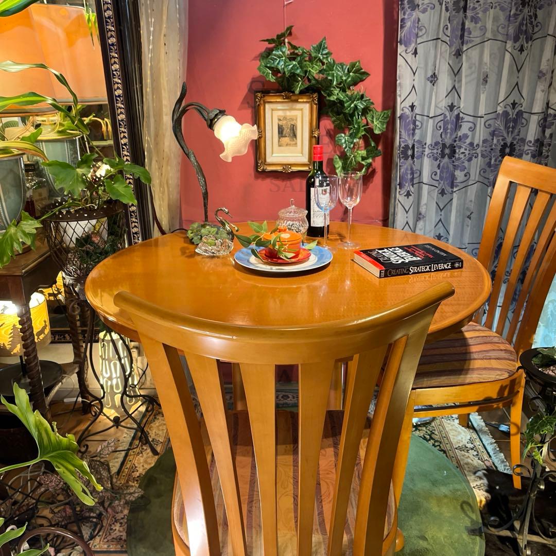 ゆ引き取り価格　カリモク　チターノ　スタイリッシュモダン　ラウンドテーブル