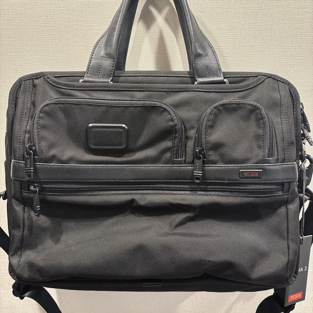 TUMI アルファ2 ビジネスバッグ 拡張機能 26141D2