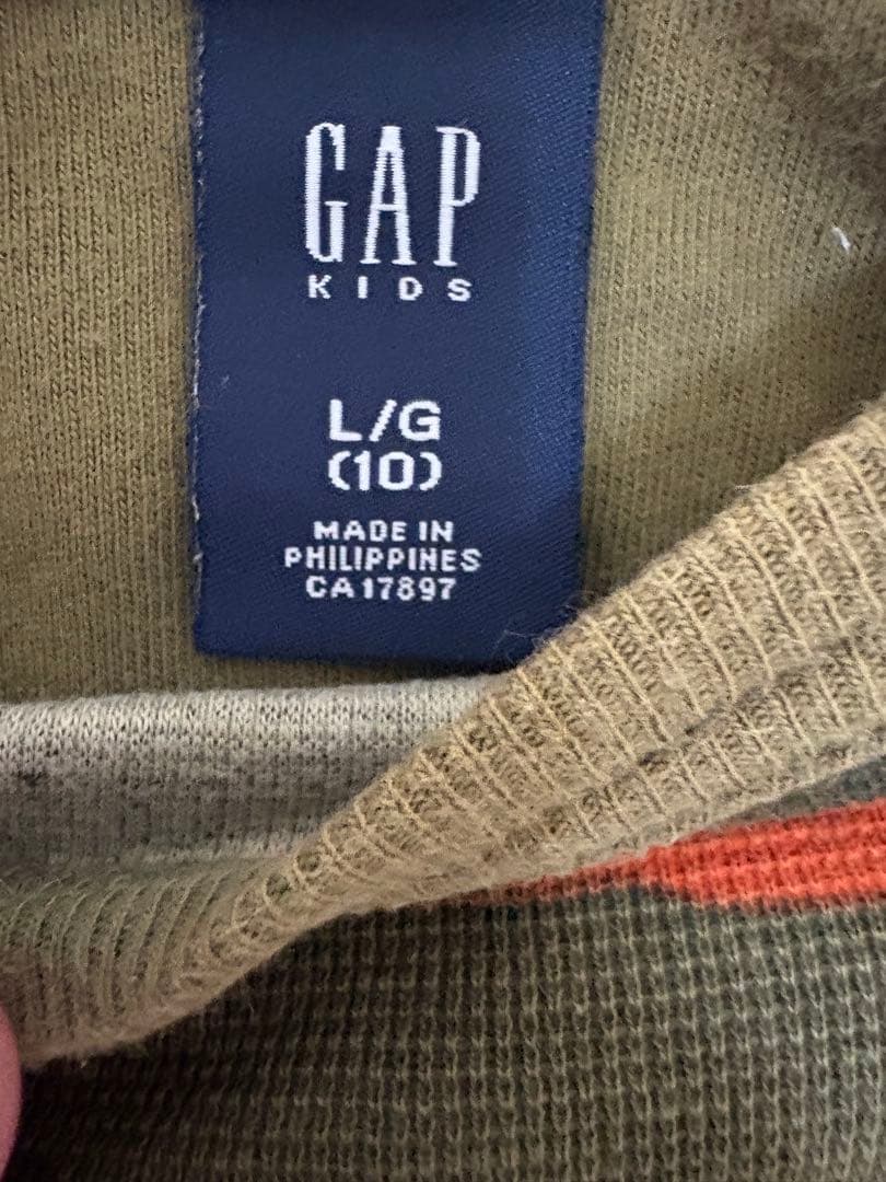 00s old gap 迷彩 カモ柄 サーマル ロンT S 短丈 y2k 平成 - メルカリ