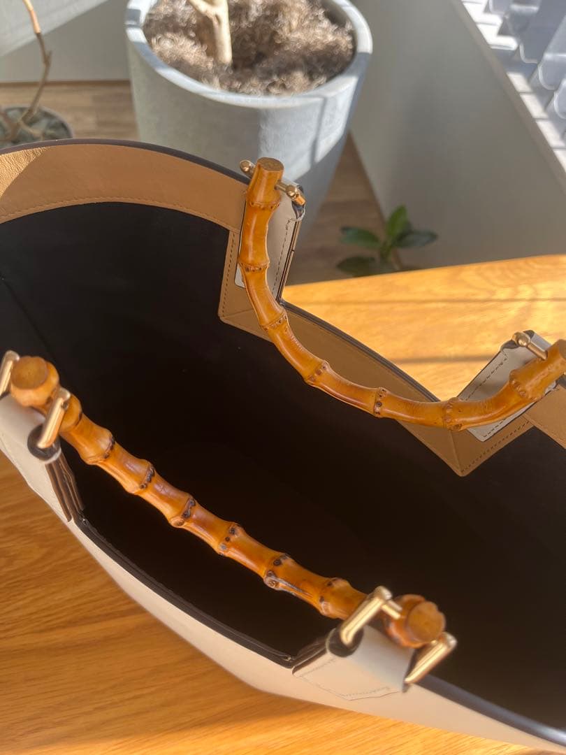 Plage ORSETTO SP BAMBOO TOTE BAG ベージュ