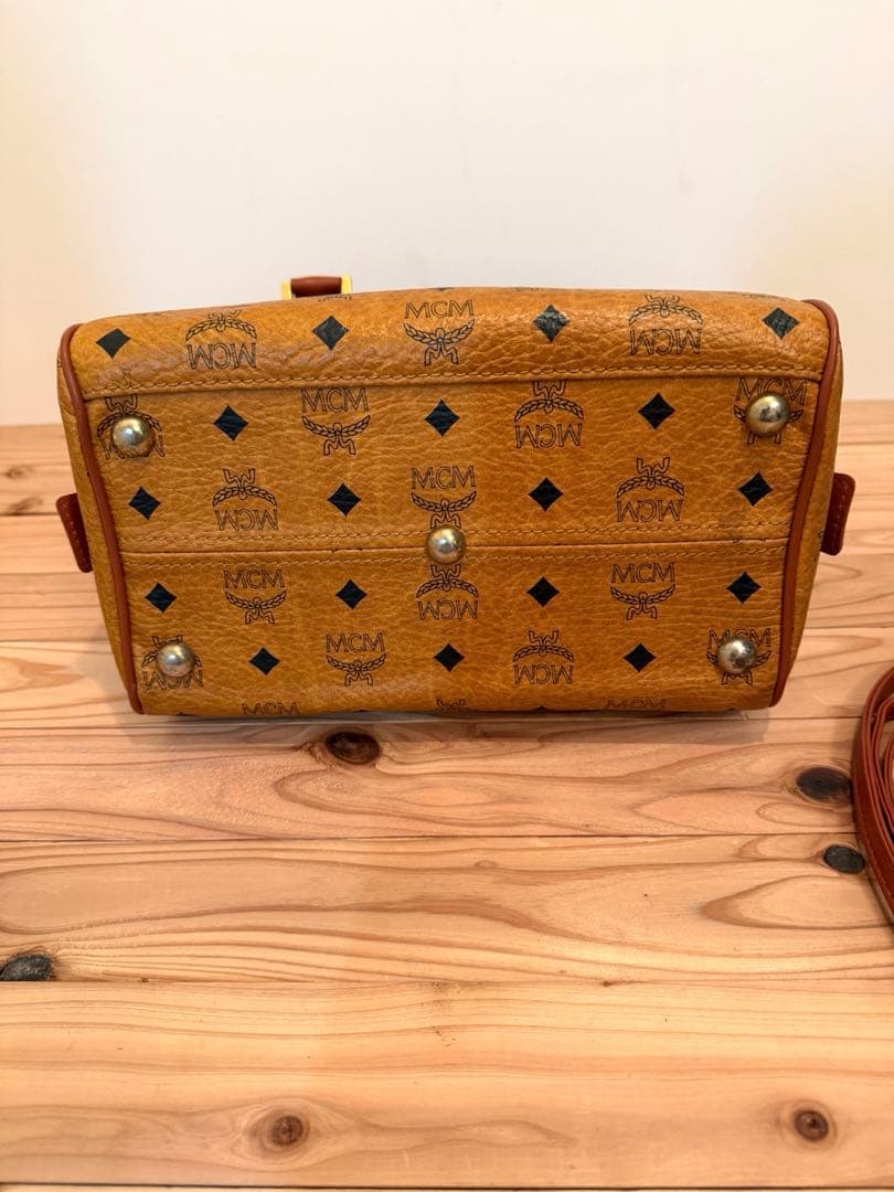 美品 ■ MCM エムシーエム ハンドバッグ2way 総柄 ショルダーバッグ