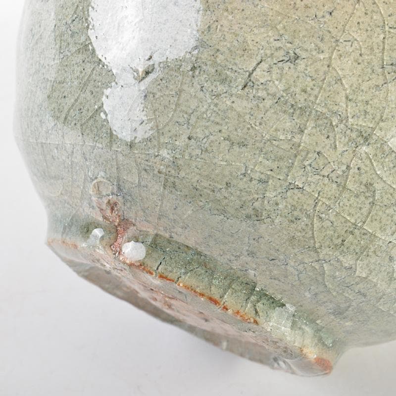 茶道具 登窯 木村盛和作 自然灰釉 茶碗 共布共箱 C R7477 - メルカリ