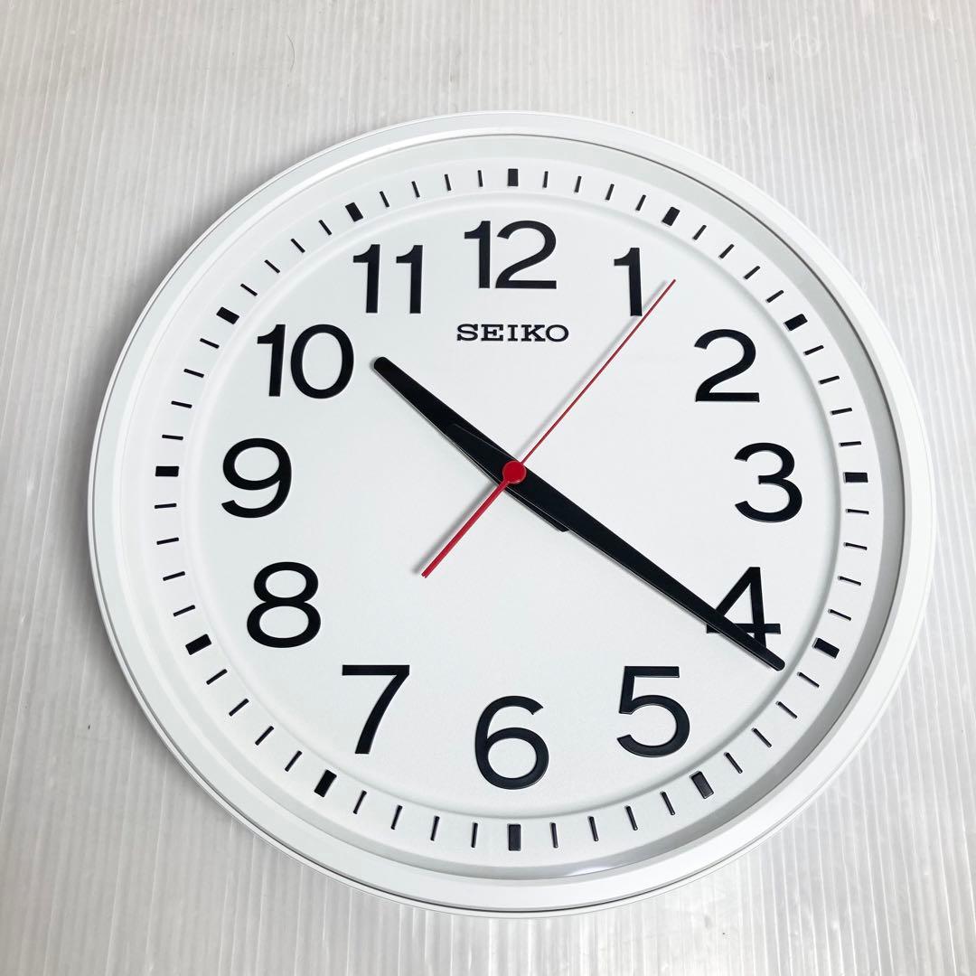 SEIKO 衛生電波時計 掛け時計 GP219W アナログ 教室時計