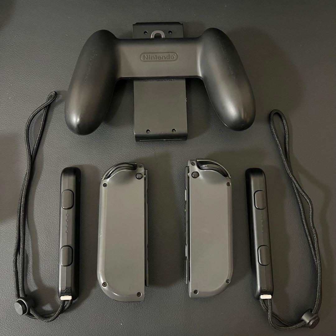 【美品/新品スティック交換済み/動作確認OK】Switch 本体 グレー