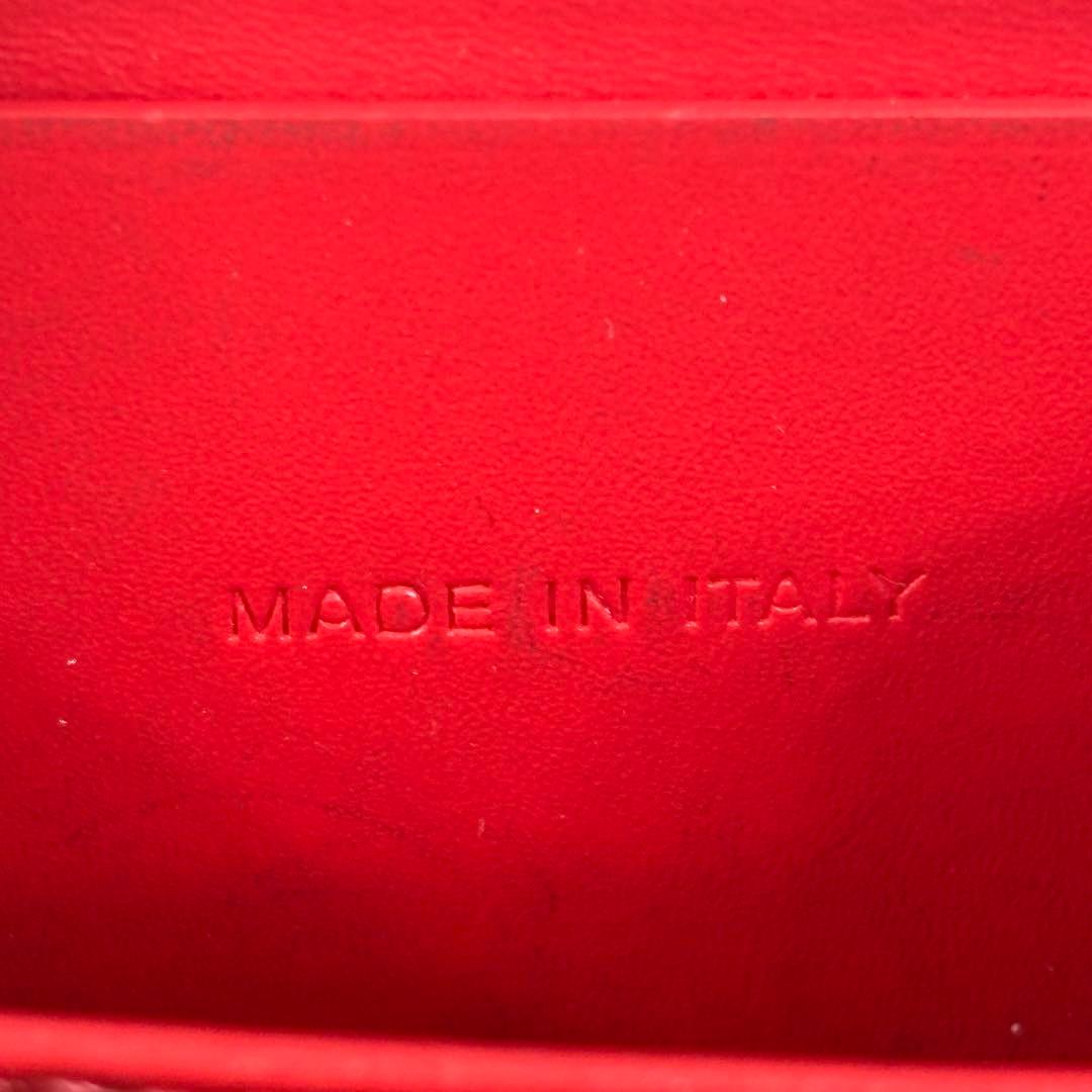 クリスチャンルブタン スタッズ レザー ケース カードケース ウォレット