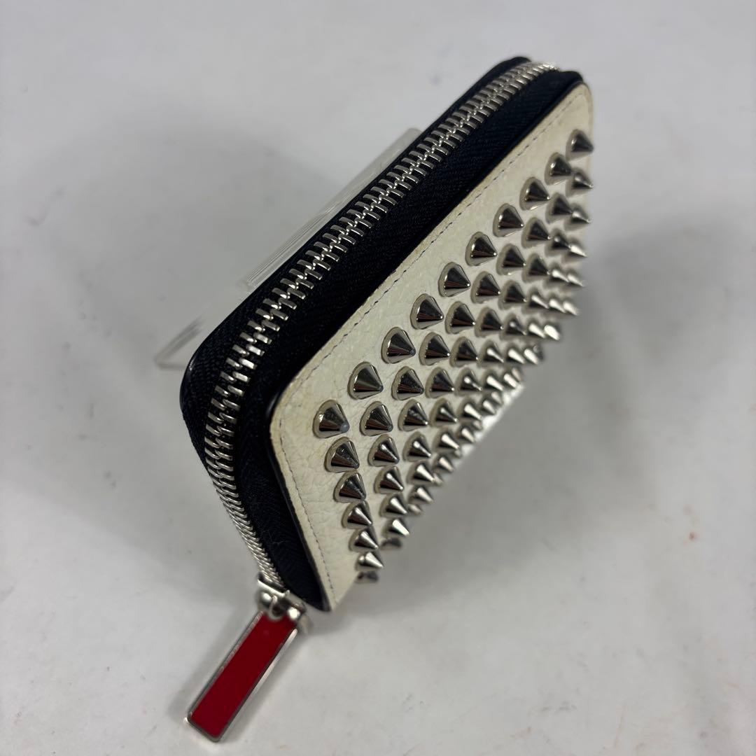 クリスチャンルブタン スタッズ レザー ケース カードケース ウォレット