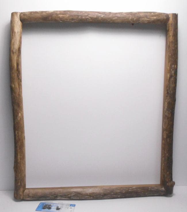 DIY手造り◇油絵F6号サイズ用の流木での額縁フレーム
