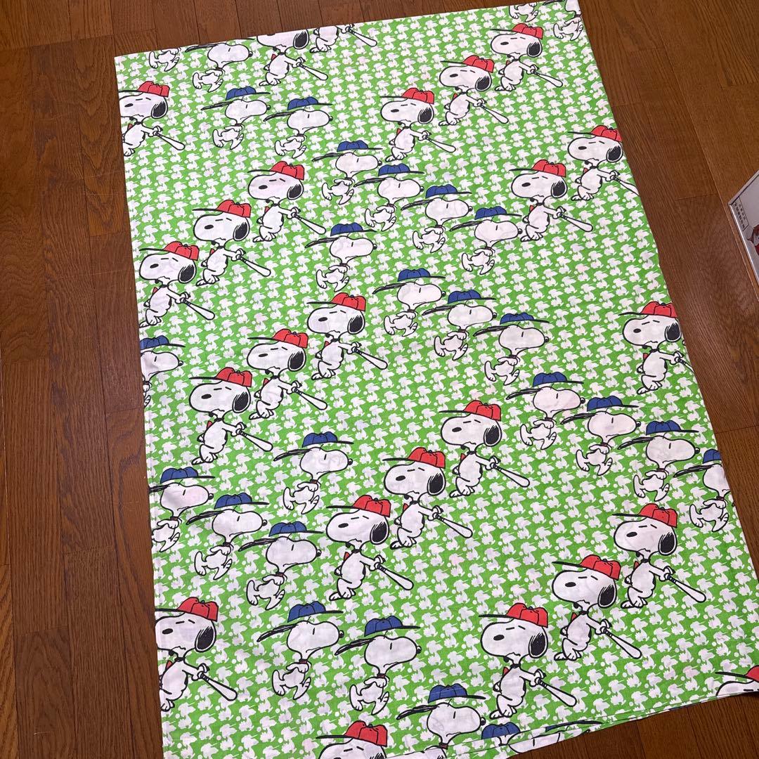 SNOOPY ビンテージ カーテン シーツ USA製 170×240