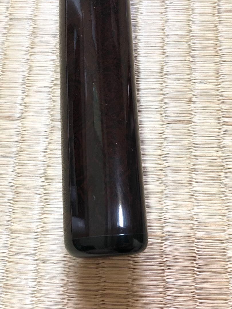 旧家蔵出し品　赤茶色　蝋色塗り　大刀の鞘　刀装具　武具