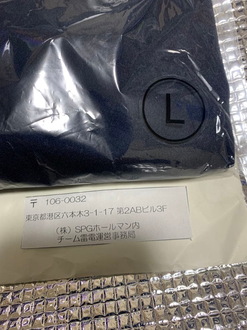 【未使用品】 Lサイズ TEAM雷電 RMO Tシャツ ネイビー 萩原聖人