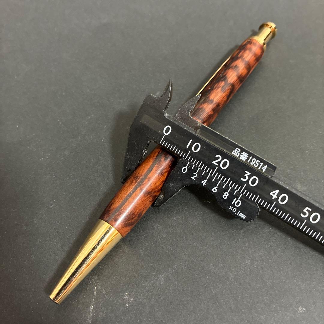 ハンドメイド木軸ボールペン　樹種《スネークウッド》　＊超希少材