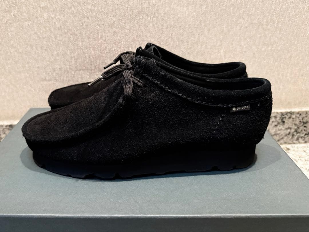 クラークス ワラビー ゴアテックス Clarks Wallabee GTX 黒