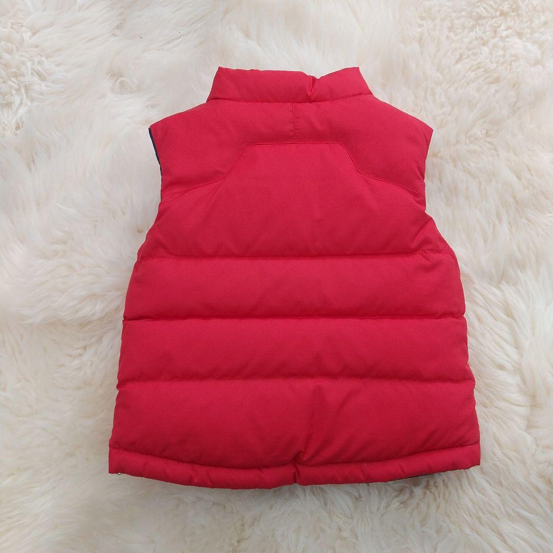 新品タグ付き☆ ラルフ・ローレン ダウンベスト 赤×ネイビー リバーシブル