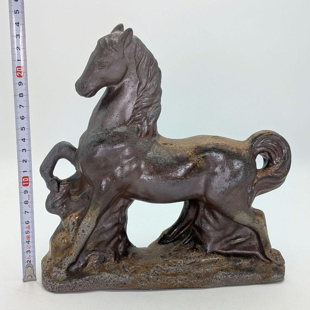 山麓窯 中村朝男 備前焼 午置物 共箱共布栞 干支置物 午年 馬 ウマ 在銘