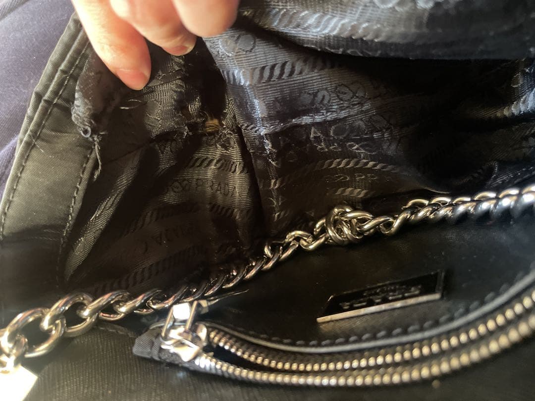 ※専用　PRADA ノベルティブラック ショルダーバッグ キルティング