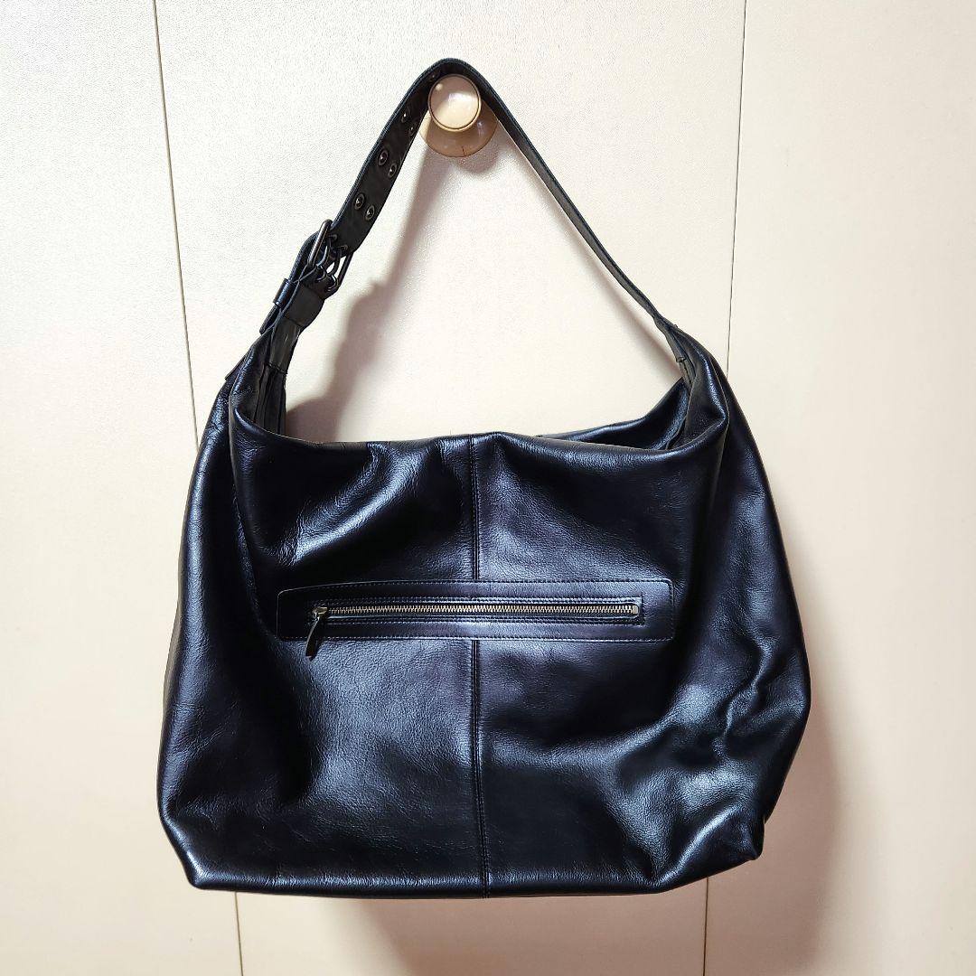 ヨーガンレール　ショルダーバック　レザー　黒