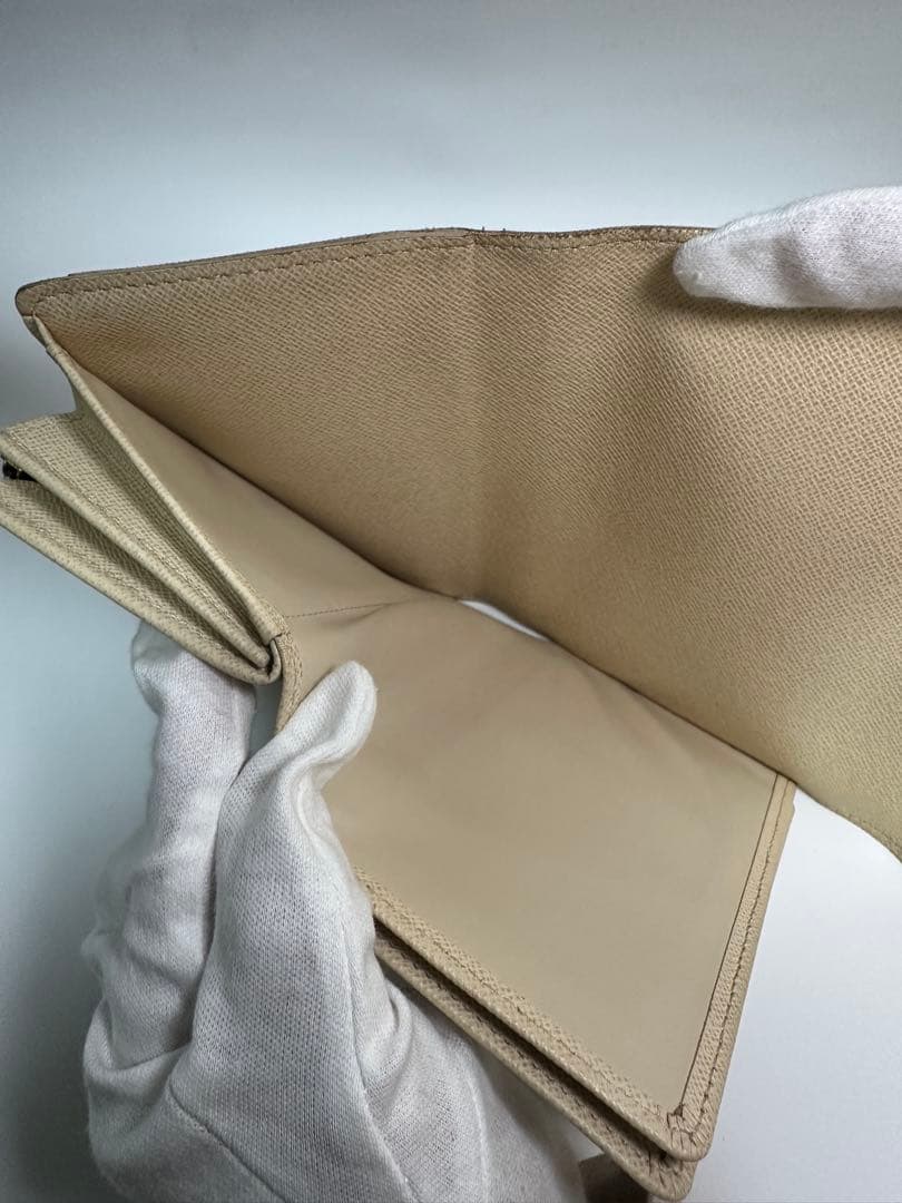 LOUIS VUITTON ダミエ・アズール 二つ折り財布の通販｜elegannews.com