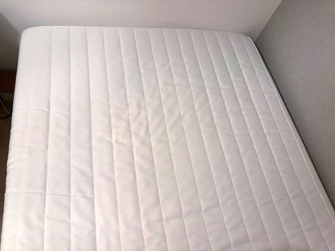 【美品】匿名配送　無印　脚付きマットレス　セミダブル　（脚別売り）