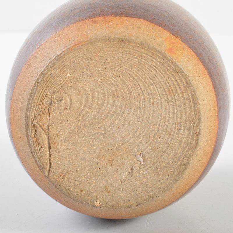 茶道具 備前焼 肩衝茶入 仕覆・箱付 V 6671