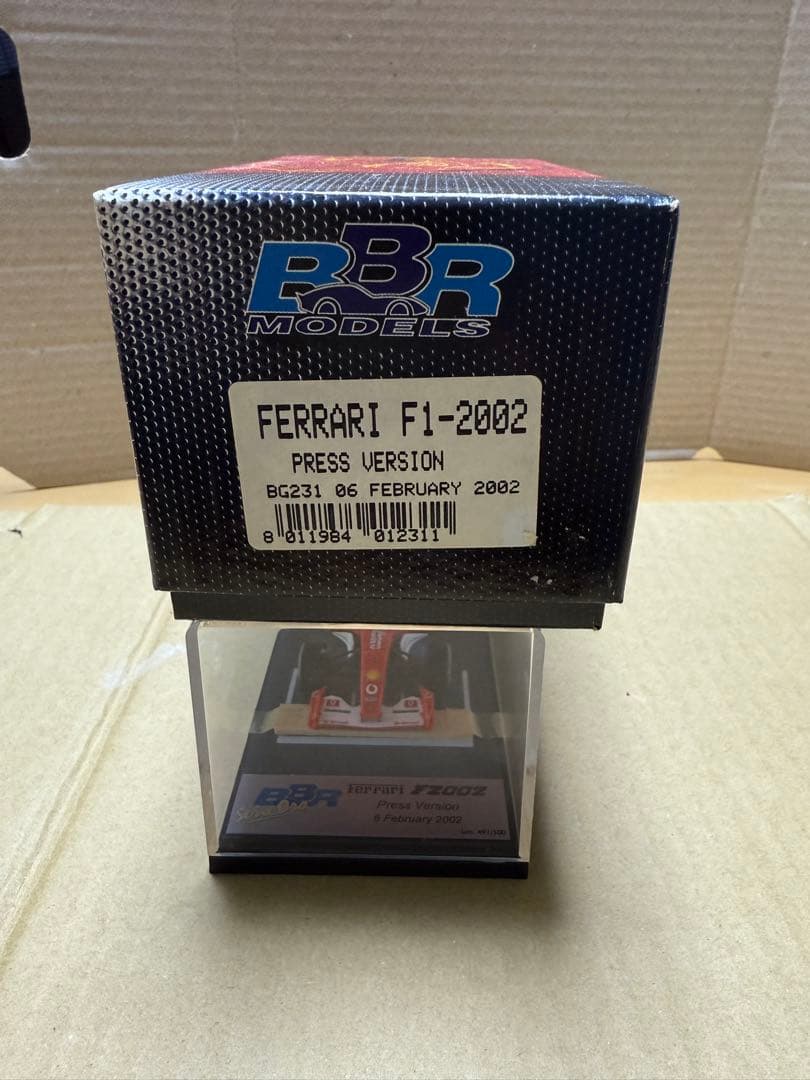 1/43 F1 BBR フェラーリF2002 プレスバージョン