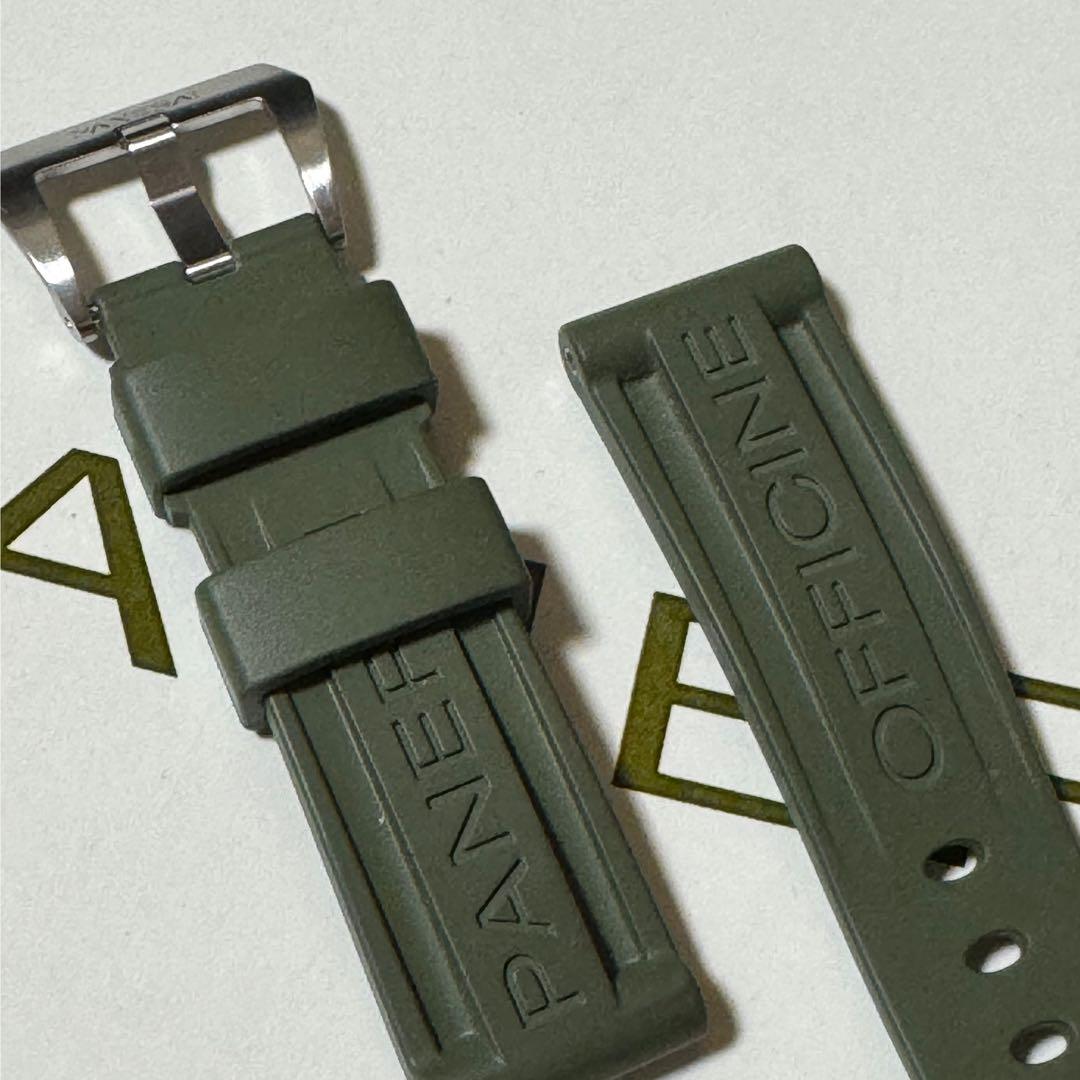 まろ パネライ ルミノールマリーナ42mm用ラバーベルト