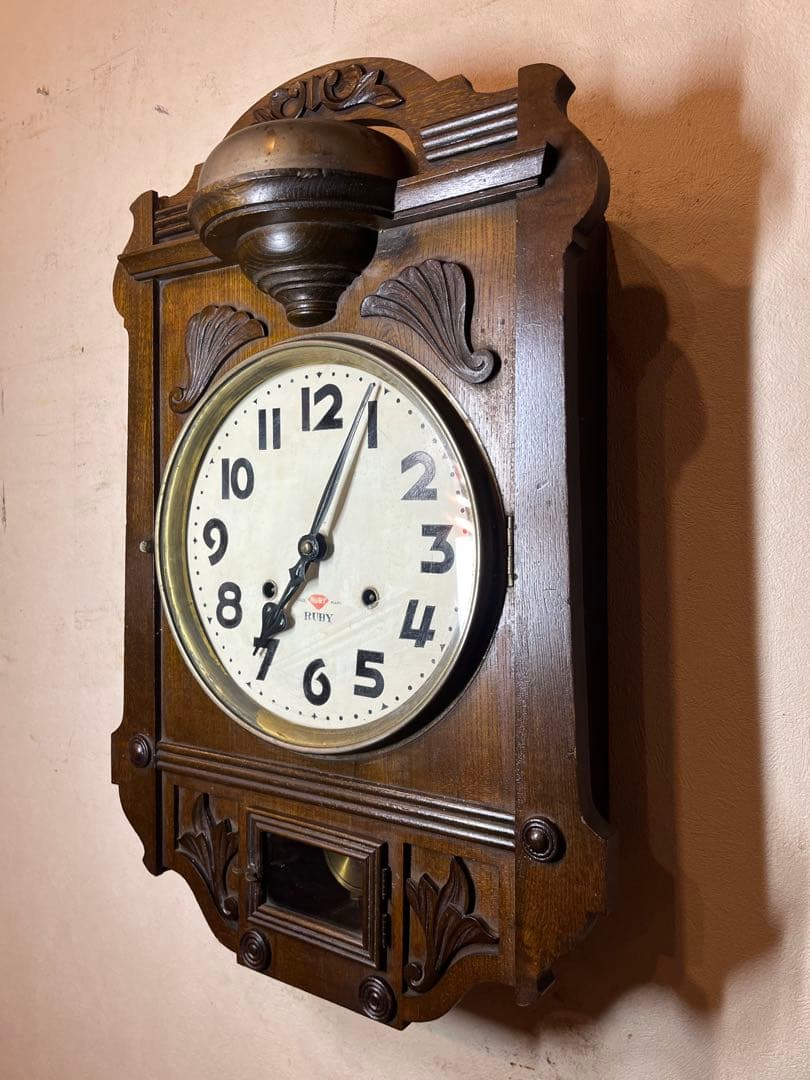 大鐘！　柱時計　古時計　レトロ　振り子　ゼンマイ　ボンボン　アンティーク　精工舎