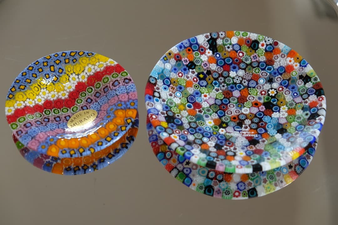 MURANO ムラノガラス ベネチアンガラス ミルフィオリ トレー 小皿 新品