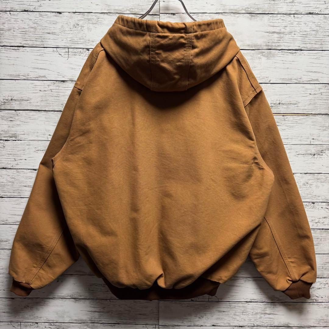 545【希少なXL】カーハート　ダック地　人気モデル　アクティブジャケット