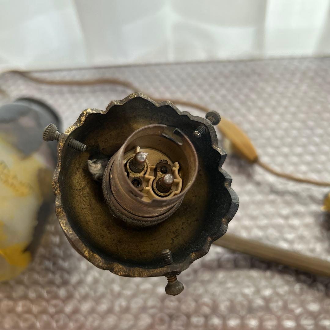 ドーム ナンシー 枯葉文 スタンドランプ - メルカリ