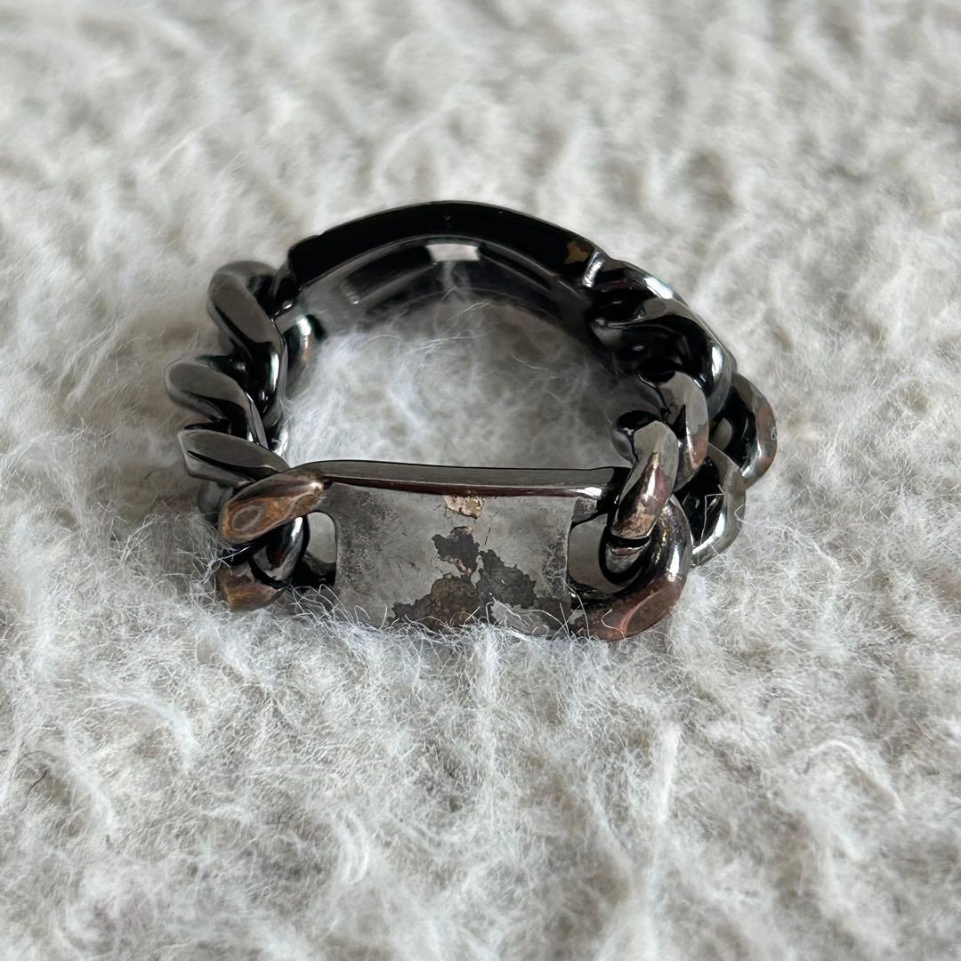 超激レア✨フェンディ チェーンリング 喜平 FFロゴ ズッカ メッキ イタリア製