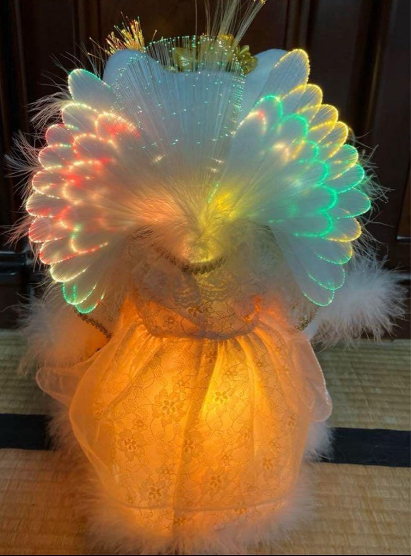 ハローキティ　ぬいぐるみ　LEDライト　天使　激レア　レトロ　希少　廃盤品　値下