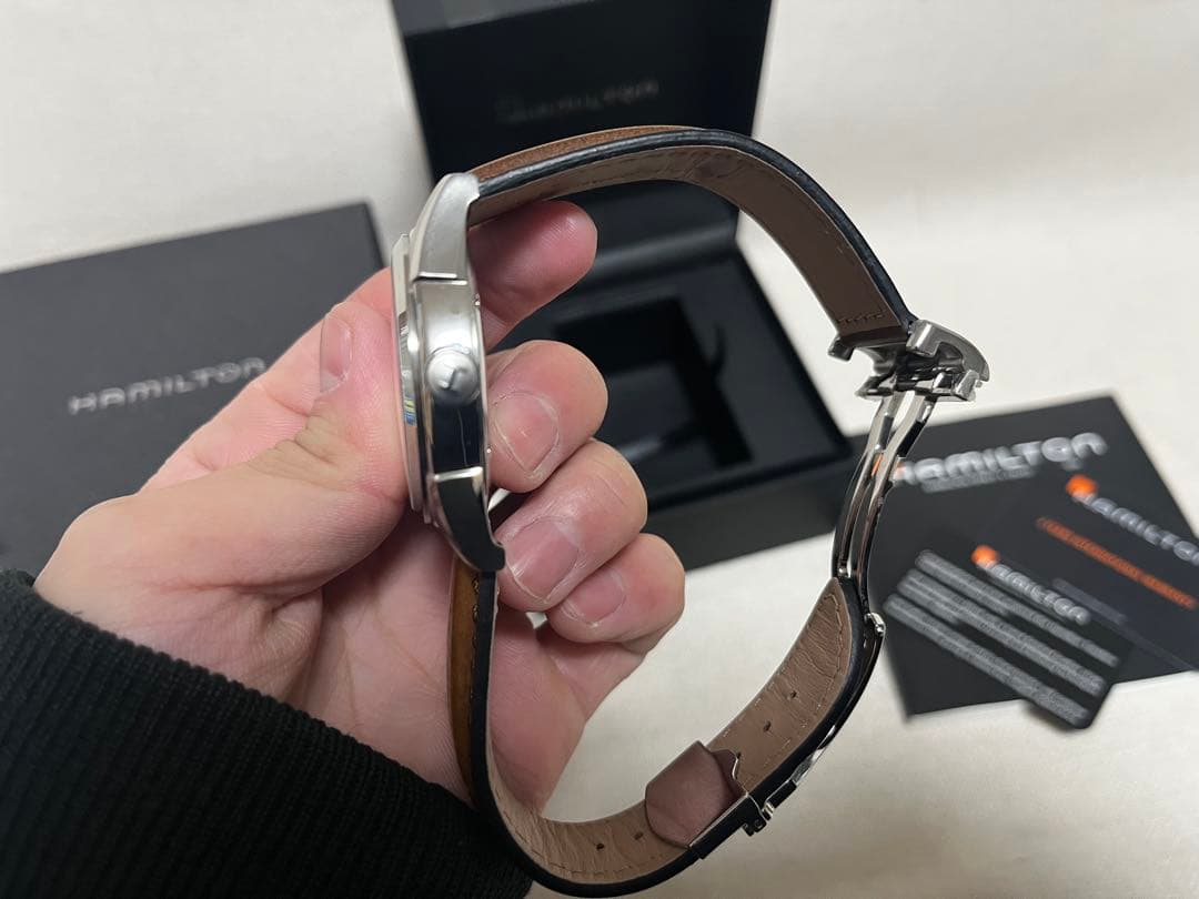 【美品】HAMILTON 自動巻き腕時計