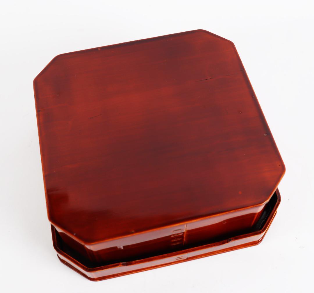 木曽漆器 大徳寺重 弁当箱 五個 共箱 茶道具 懐石道具